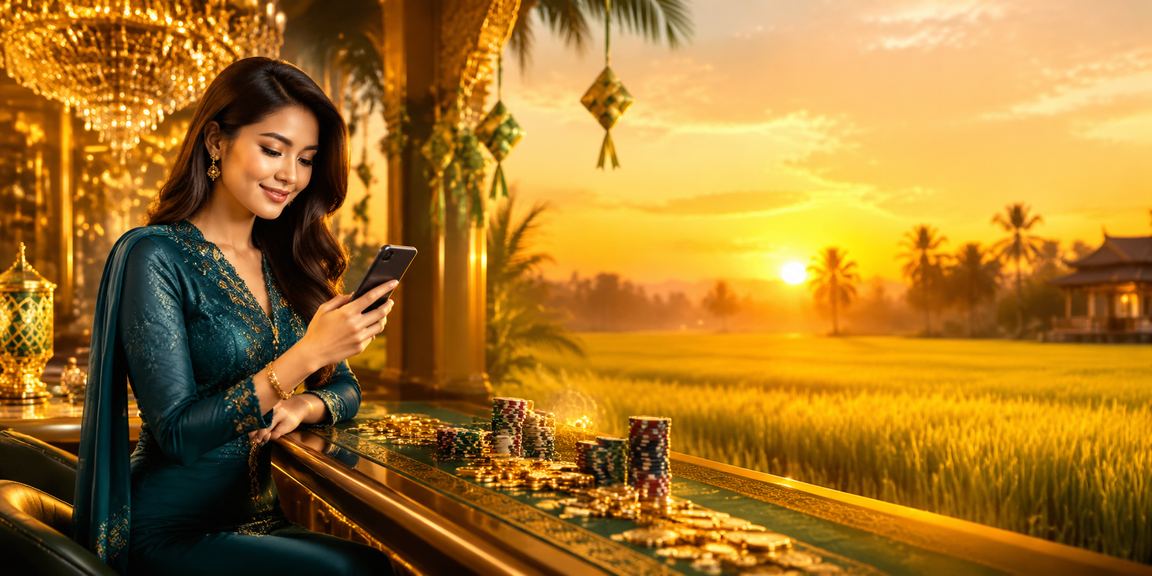 Pengguna bermain poker mudah alih semasa Hari Raya di Kedah menggunakan telefon pintar